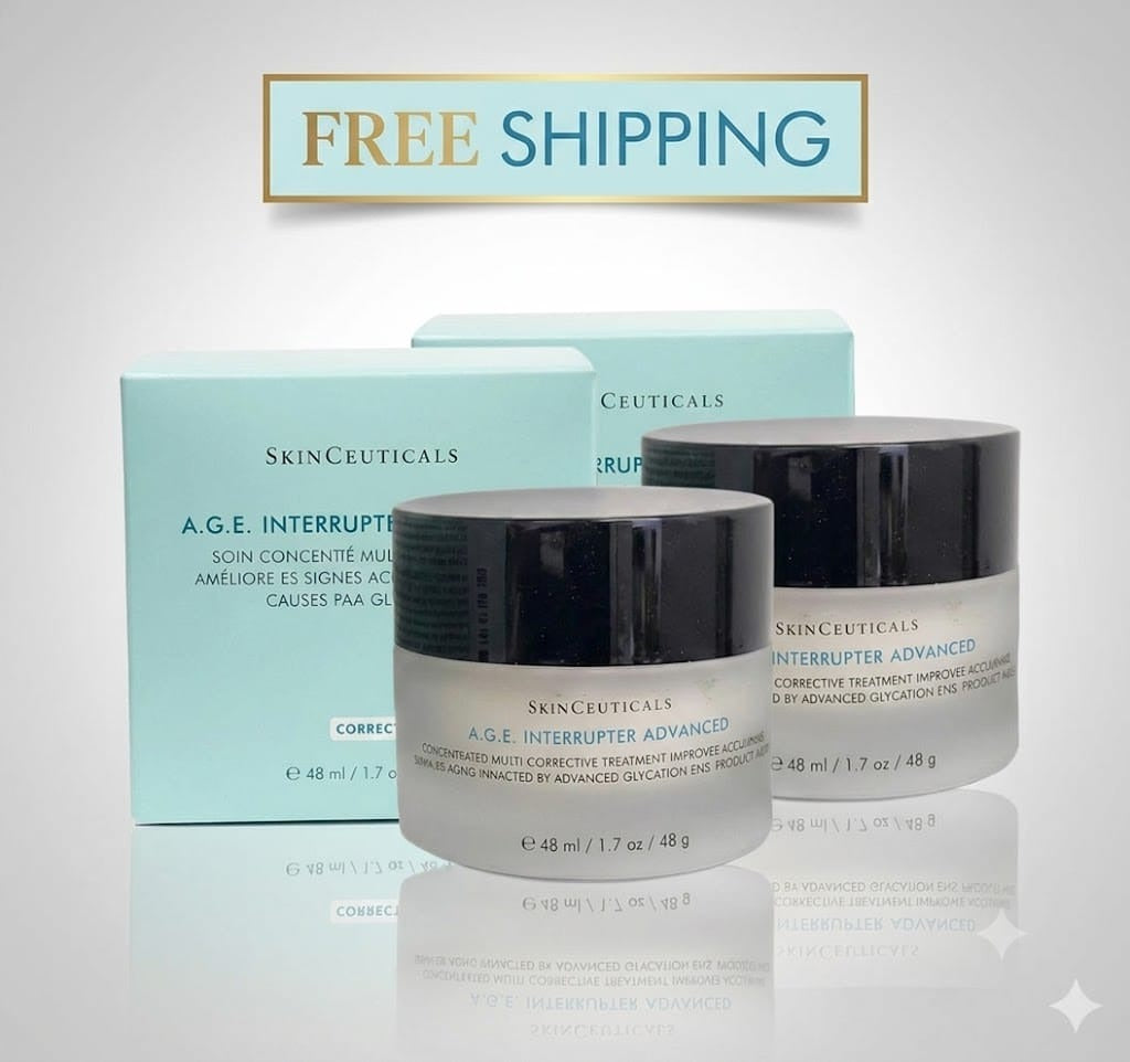 SkinCeuticals A.G.E. Interrupter Advanced Anti-Aging Cream 2-Pack, 1.7 oz / 48 ml Each