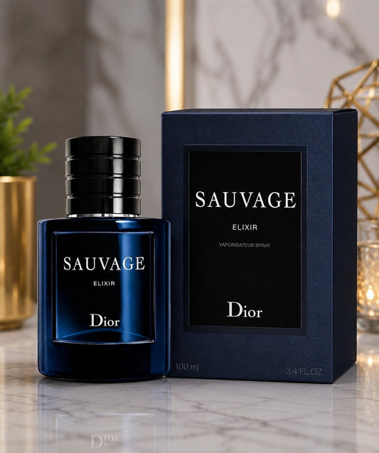 Dior Sauvage Elixir Eau de Parfum for Men – Spicy, Fresh & Woody Fragrance