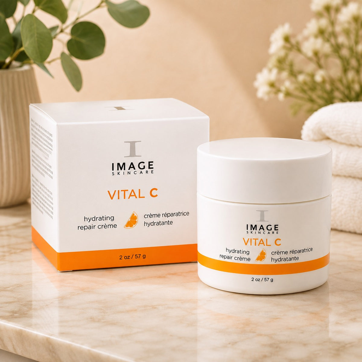IMAGE Skincare VITAL C Hydrating Repair Crème – Vitamin C Moisturizing Face Cream 2 oz / 57 g
